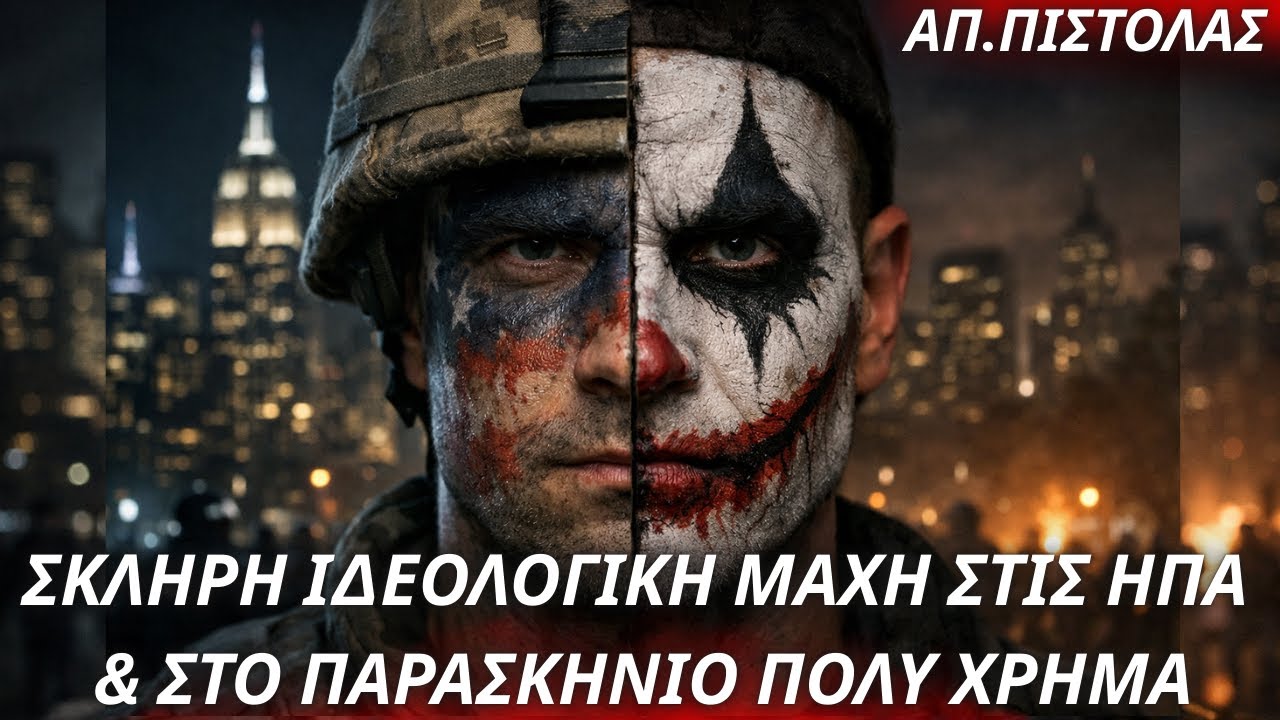 Απόστολος Πιστόλας: Μαίνεται η ιδεολογική μάχη στις ΗΠΑ & στο παρασκήνιο 