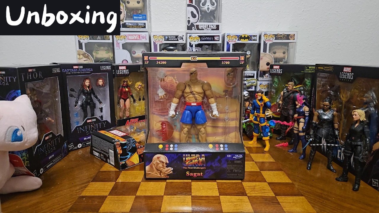 Unboxing Jada Toys Street Fighter II Ultra Sagat