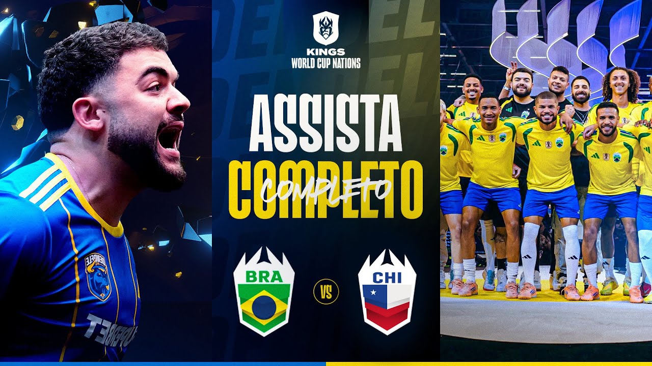 👑 Kings World Cup Nations - Grande Final - BRASIL vs CHILE (às 20h)