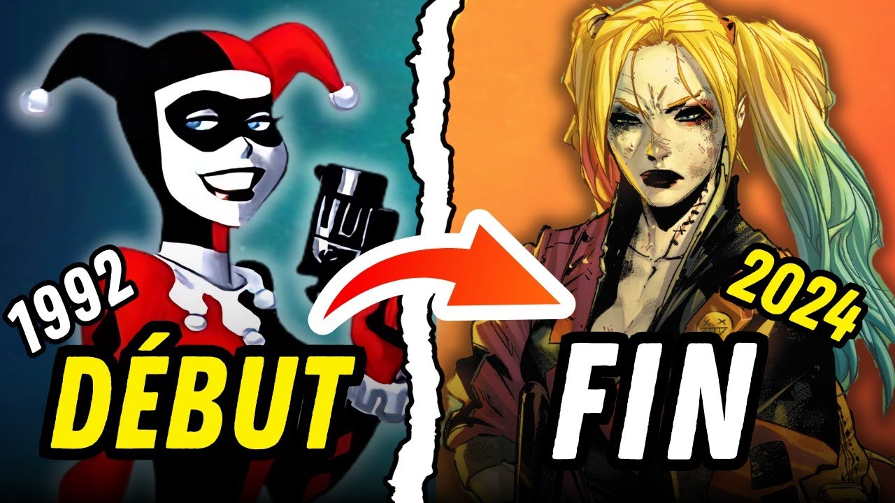 L'HISTOIRE complète d'HARLEY QUINN : de sa création à son statut d'héroïne DC