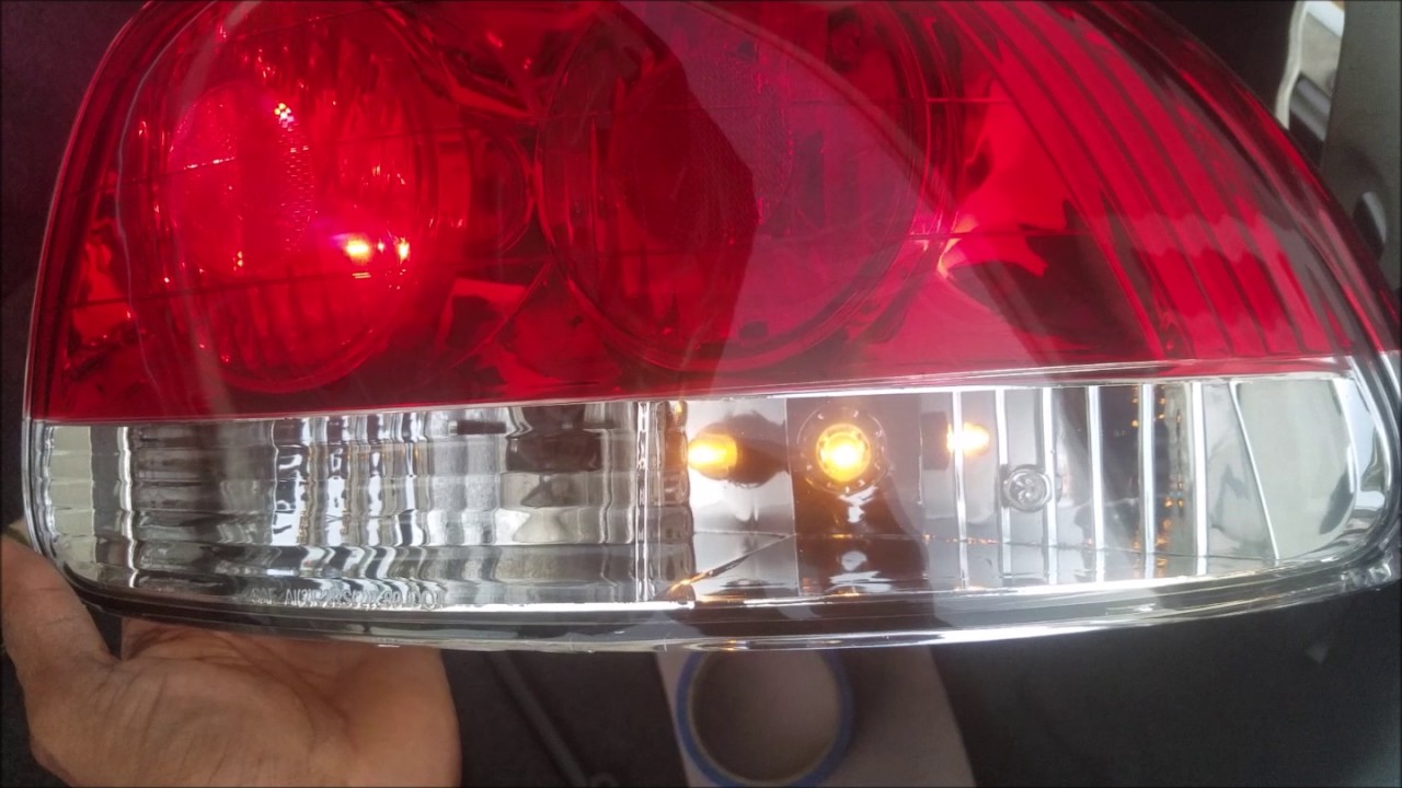Honda Del Sol 1993 - 1997 Tail lights (Retro)
