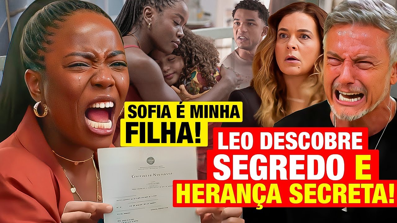 DONA DE MIM: L&eacute;o descobre que &Eacute; M&Atilde;E BIOL&Oacute;GICA DA SOFIA e que recebeu HERAN&Ccedil;A MILION&Aacute;RIA! Resumo hoje