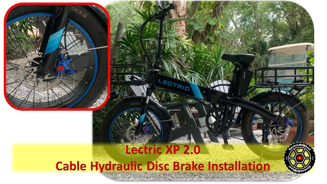 Cable Hydraulic Brake Installation on Lectric XP 2.0 Electric Bike