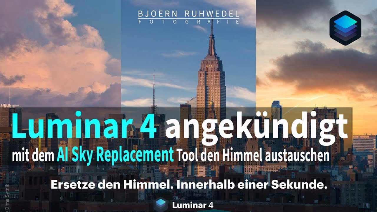 Luminar 4 mit AI Sky Replacement Tool von Skylum angekündigt