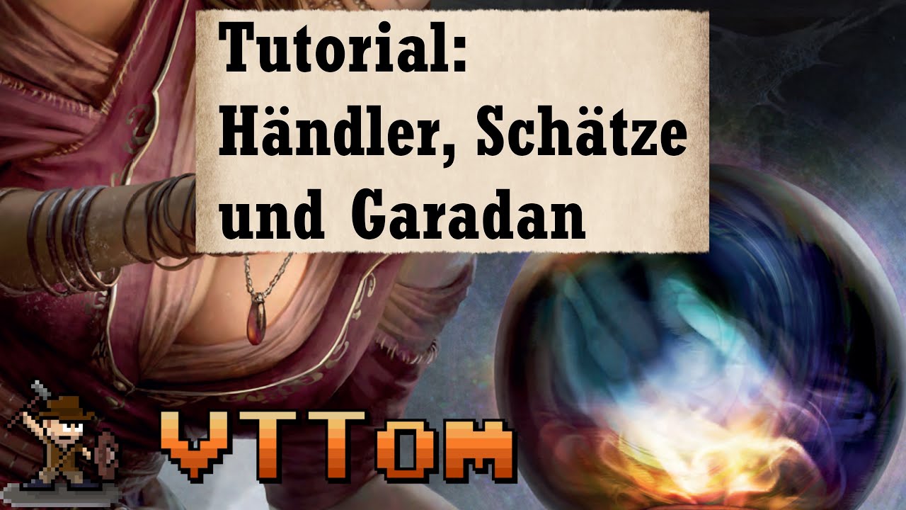 Händler, Schatz und Garadan - DSA5 Foundry VTT [Toms Tutorials]
