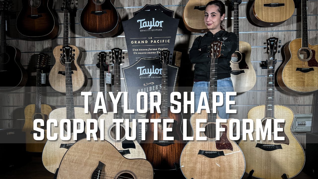 Le forme delle chitarre Taylor