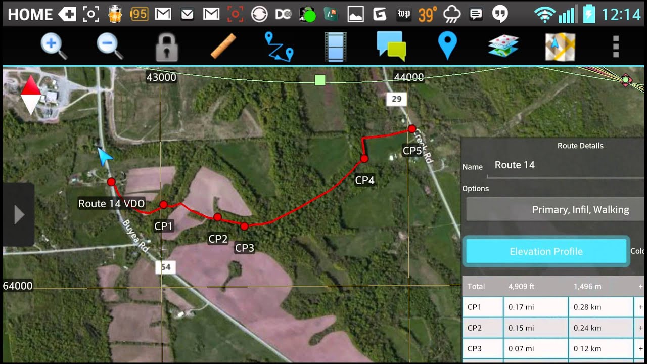 Route Manager Creation, Editing, navigation   Hiking