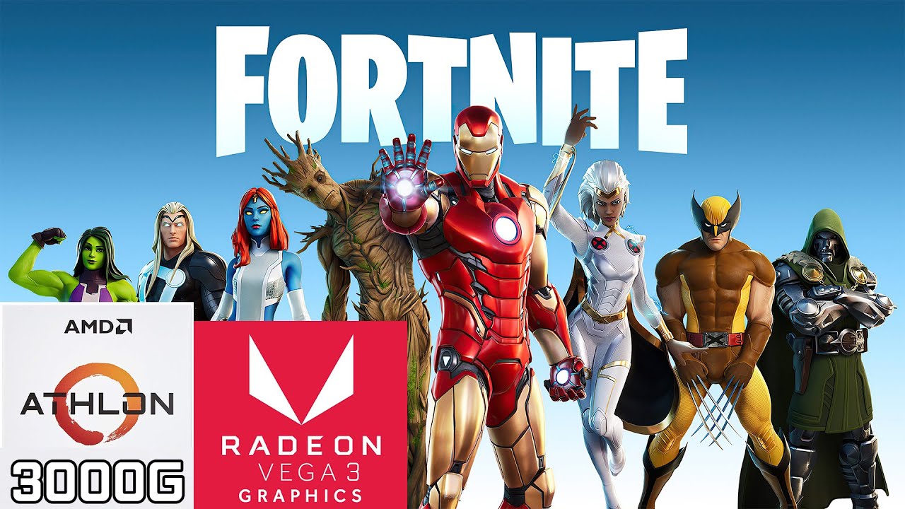 Fortnite - Athlon 3000G Vega 3 & 8GB RAM