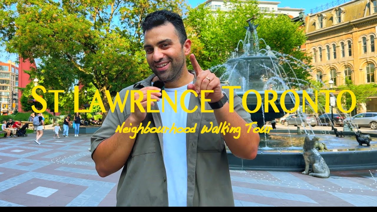 Exploring St. Lawrence in Downtown Toronto | Neighbourhood Walking Tour Summer 2024