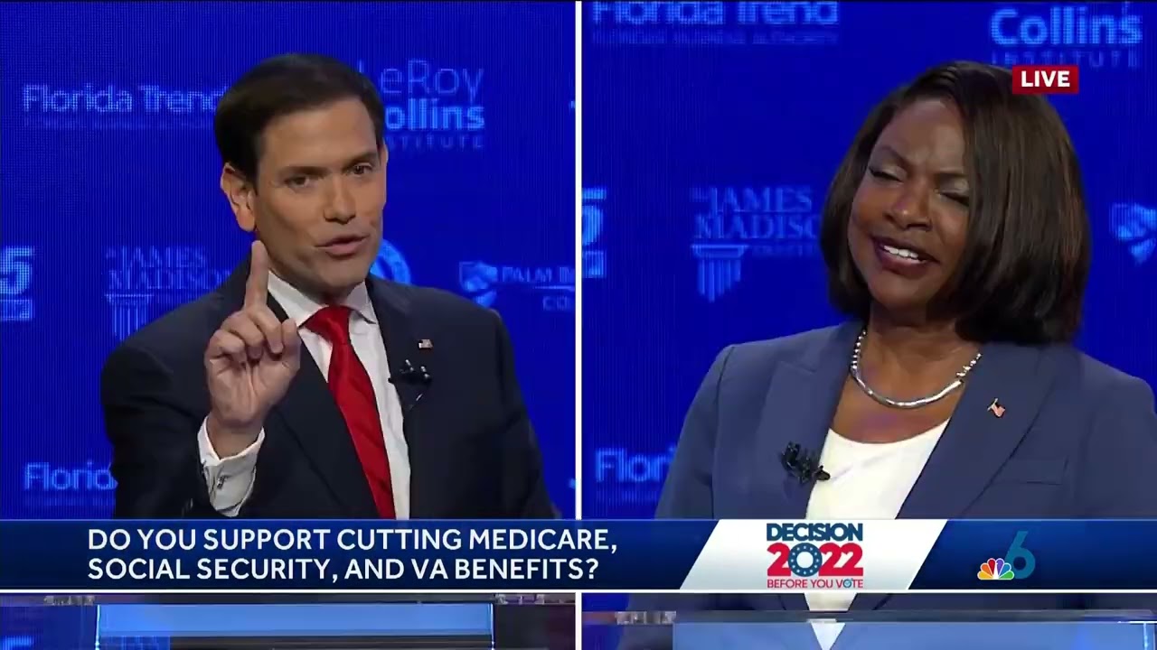 Marco Rubio and Val Demings Discuss SOCIAL SECURITY and MEDICARE in Florida U.S. Senate Debate