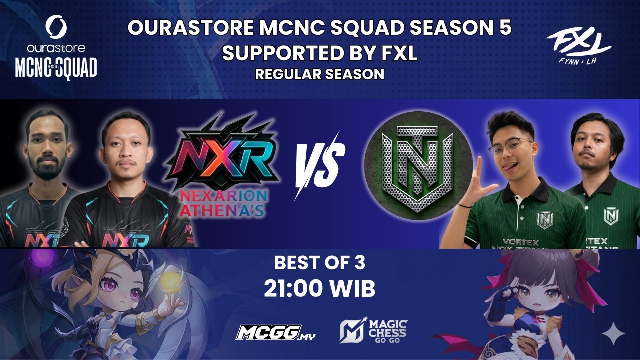 OURASTORE MCNC SQUAD S5 SUPPORTED BY FXL | NEXARIONS VS VORTEXS NOX TITANS | DAY 6