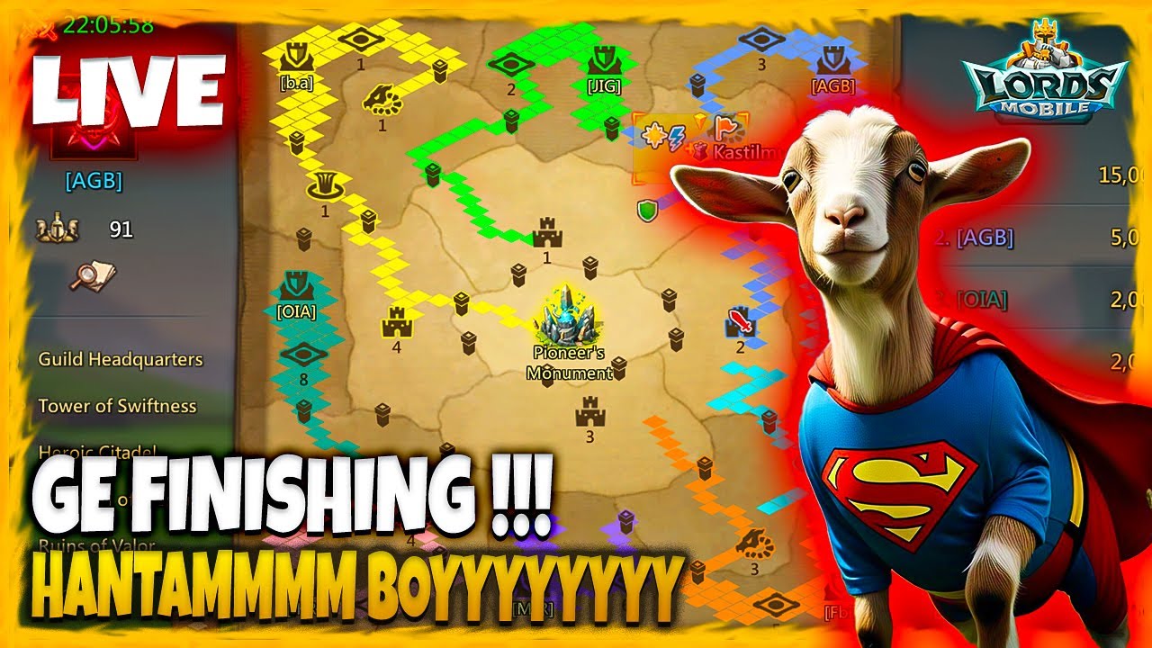 GE FINISHING HANTAM HANTAM BOY !!! - Lords Mobile Indonesia