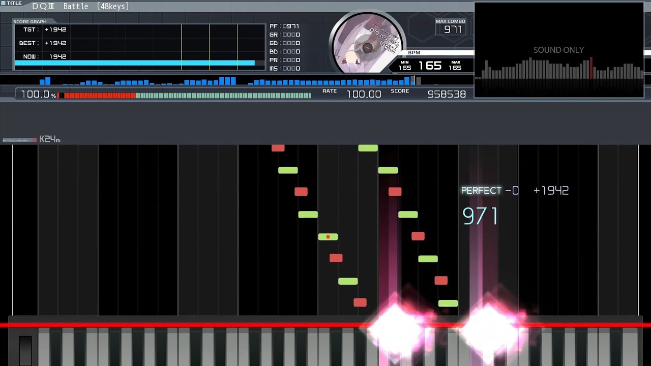 【AutoPlay】ＤＱⅢ　Battle [48keys]