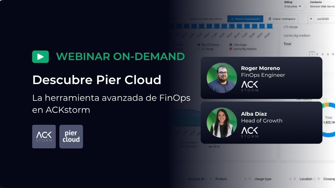 Descubre Pier Cloud, la herramienta FinOps de ACKstorm