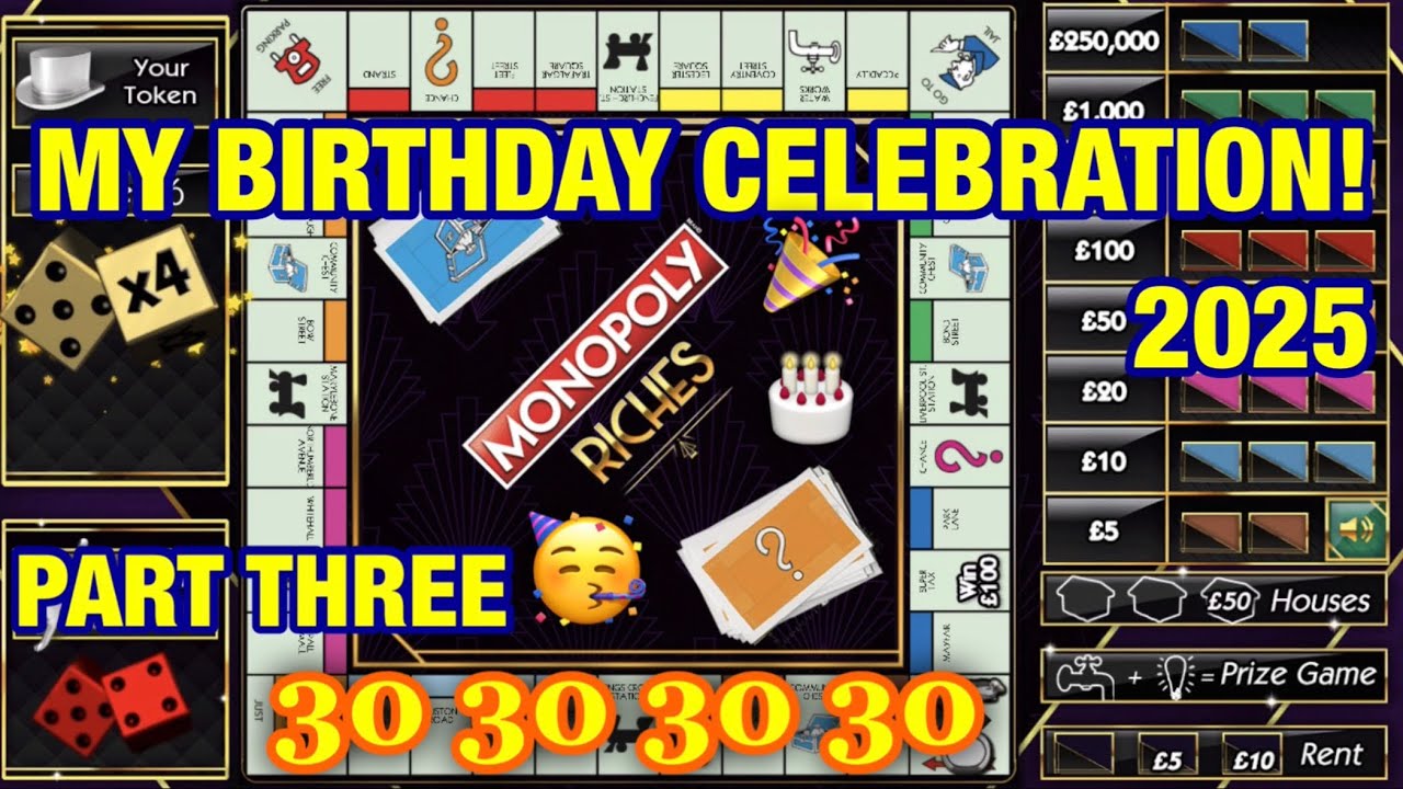Online Scratchcards Celebrating My 30th Birthday! © PART THREE!