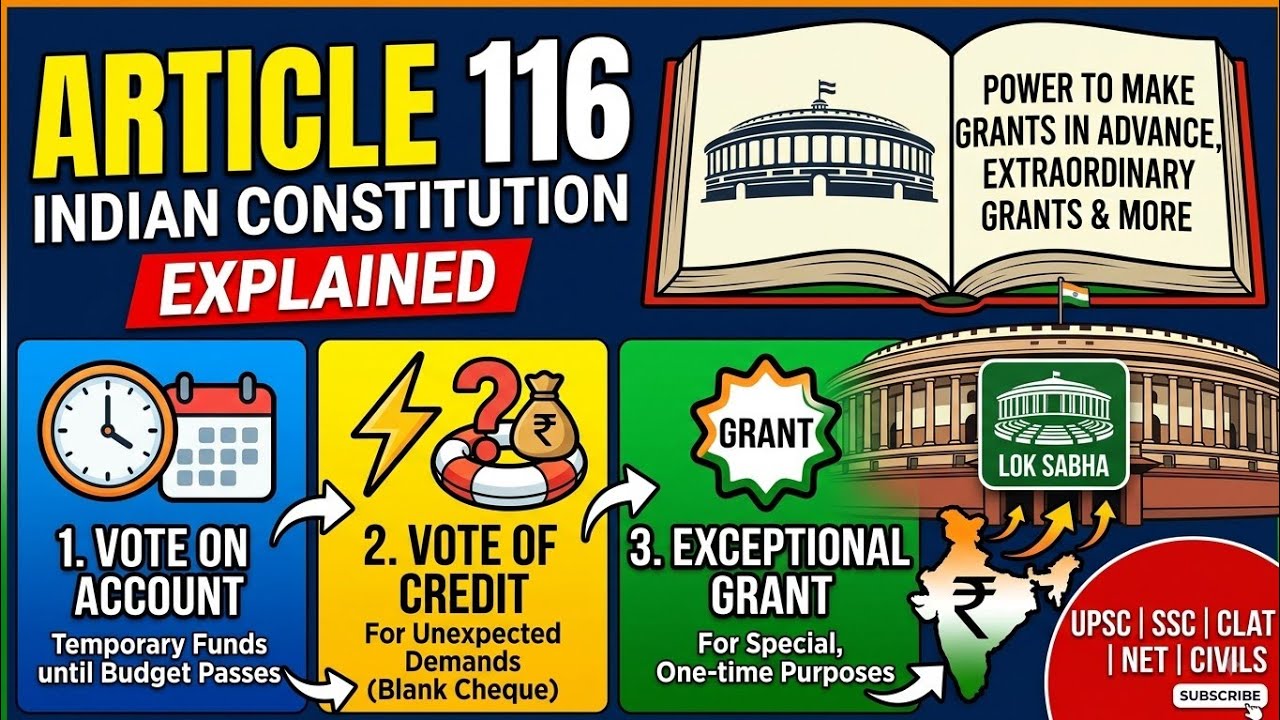 Understanding Article 116: Votes on Account in the Indian Constitution