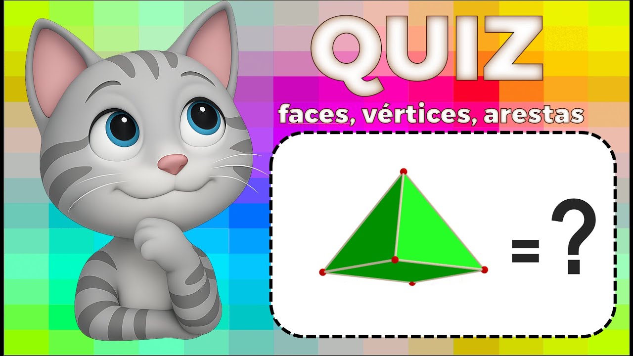 QUIZ DIVERTIDO MATEMATICA | 🧊⚽ Sólidos Geométricos | Faces, Vértices e Arestas!  – 6 Perguntas 💡
