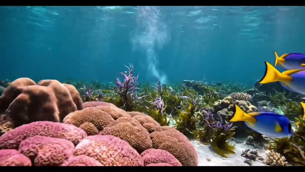 CALMA PROFUNDA BAJO EL MAR | 1 HORA DE PAZ Y RELAJACIÓN
