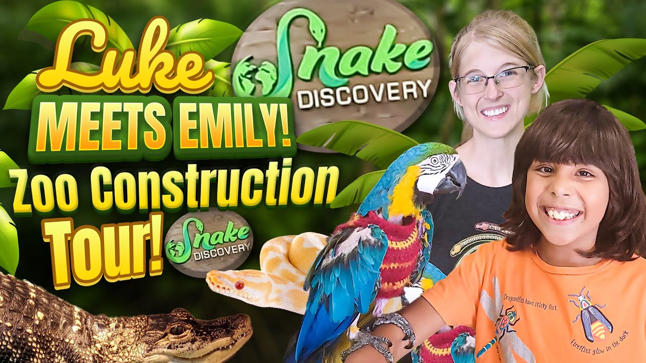SNAKE Discovery PETSHOP & Behind Scenes Zoo Tour!! - Part 1