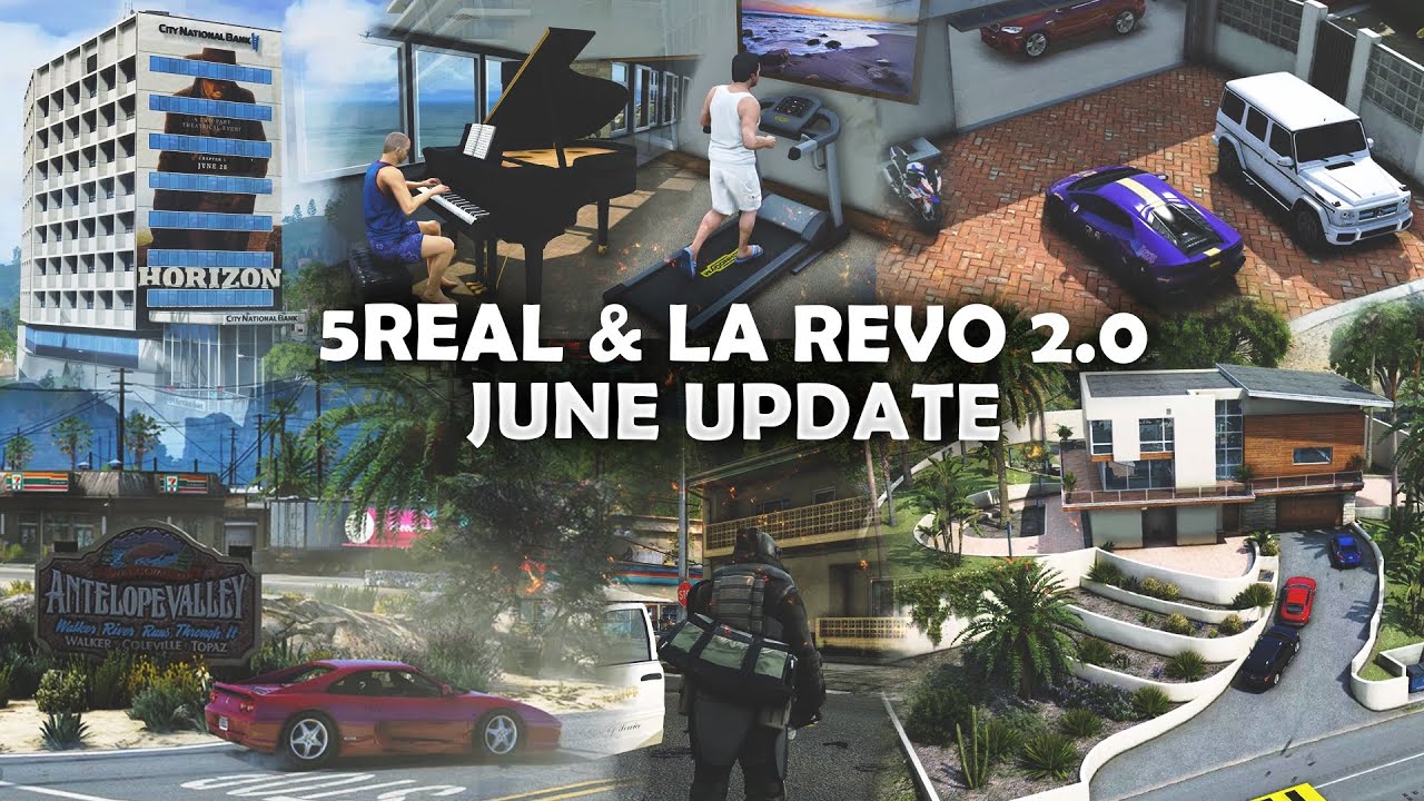GTA 5Real & LA Revo 2.0 | Showcase (June Update 2024)