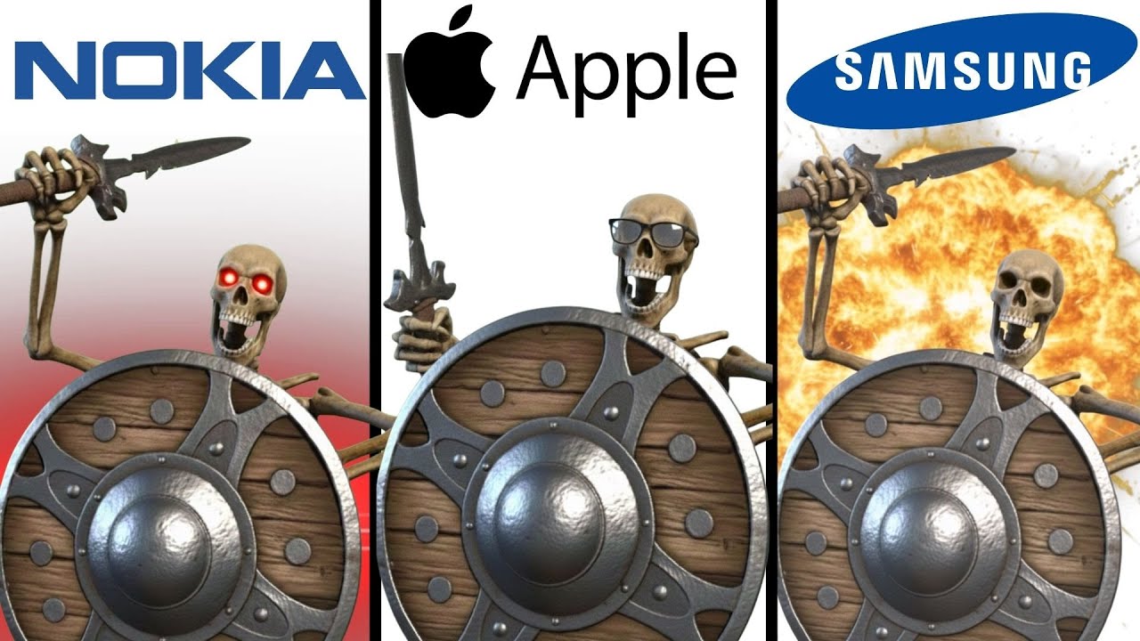 Skeleton Banging Shield, but famous phone ringtones
