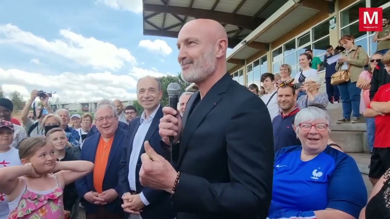Saint-Soupplets ► Frank Lebœuf, champion du monde de football en 1998, a inauguré le stade à son nom