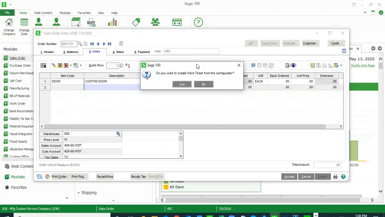 Sage 100 Custom Manufacturing Product Configurator and More...