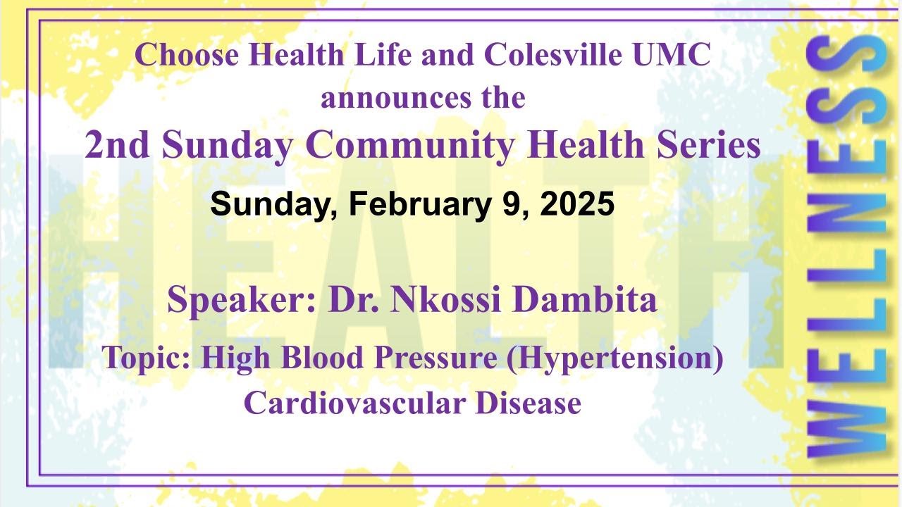 Hypertension | Second Sunday Community Health Series