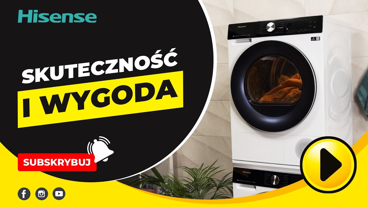 Pralka i suszarka HISENSE serii 5S | Wideoprezentacja