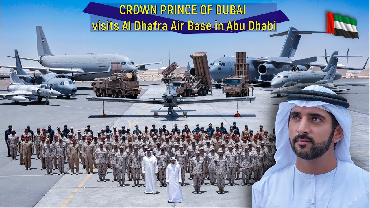 Sheikh Hamdan / فزاع FAZZA / visits Al Dhafra Air Base in Abu Dhabi