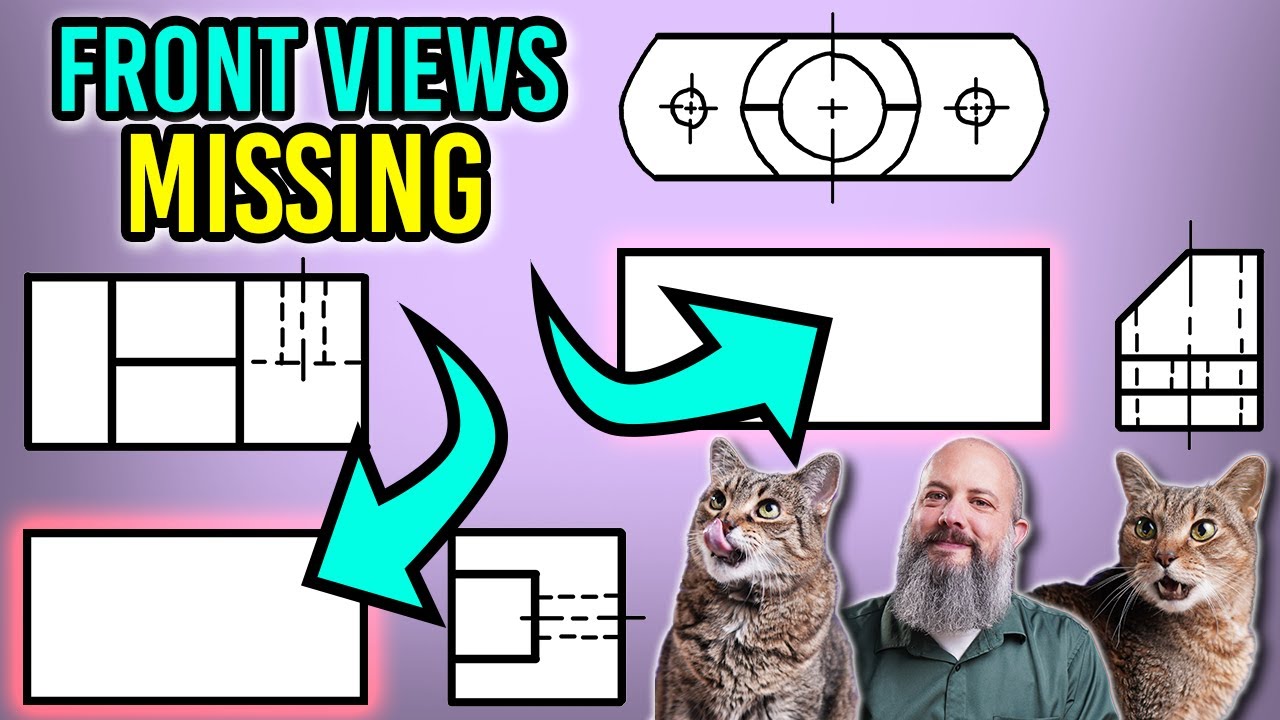 How to Draw a Missing Front View