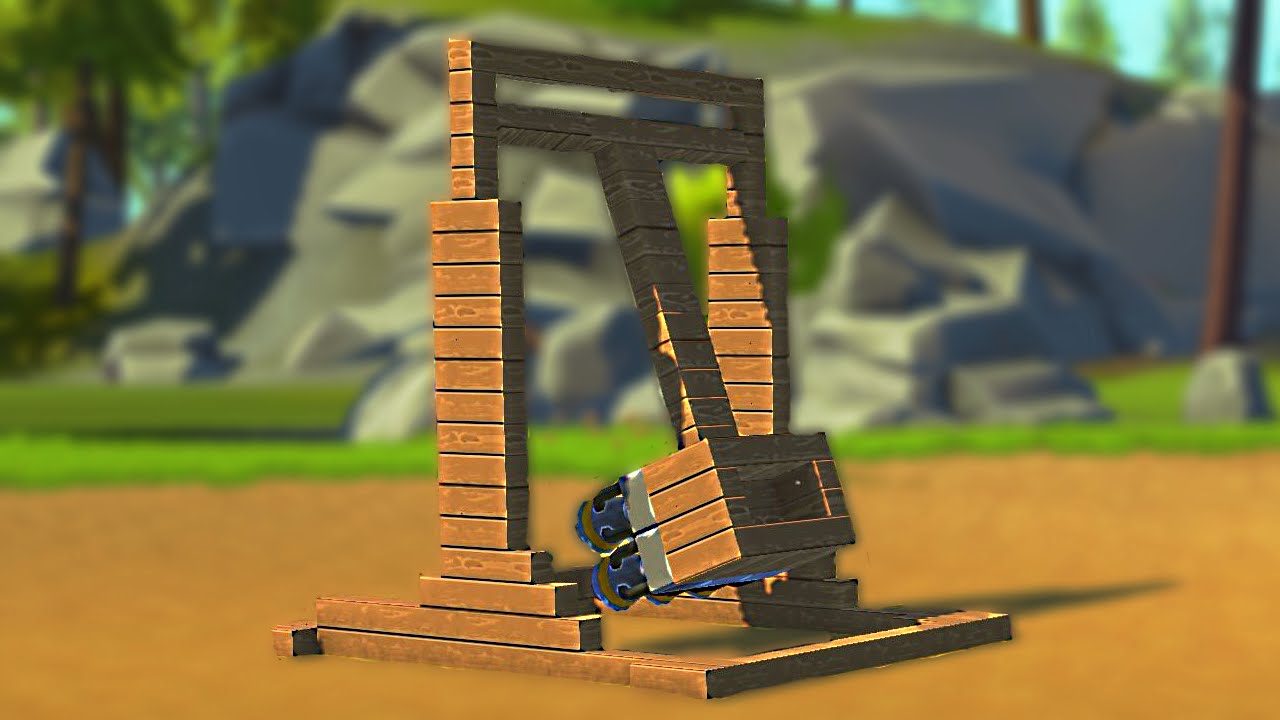 ULTIMATE CATAPULT CHALLENGE! (Scrap Mechanic)
