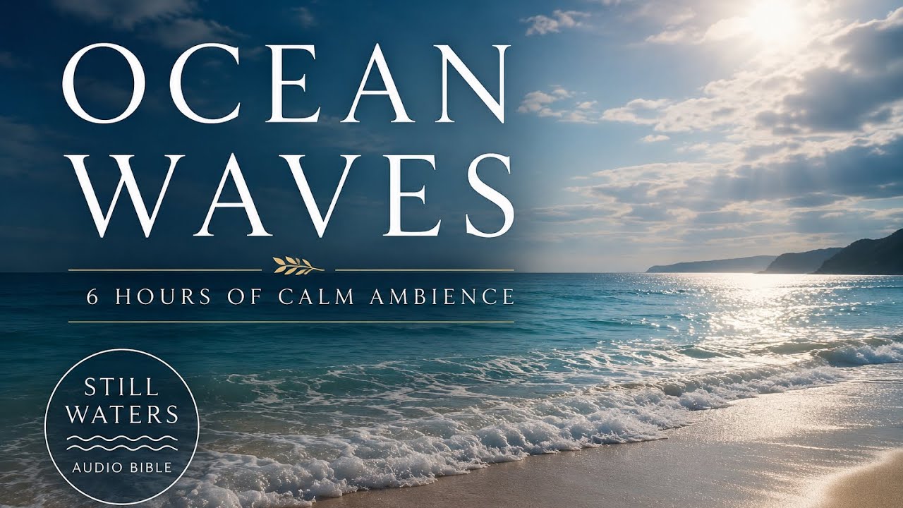 Calm Ocean Waves in Slow Motion • Peaceful Beach Ambience • 6 Hours
