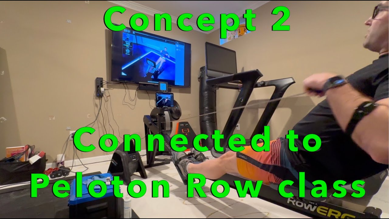 Подключение Concept 2 RowERG к приложению Peloton с помощью Apple TV и iPad