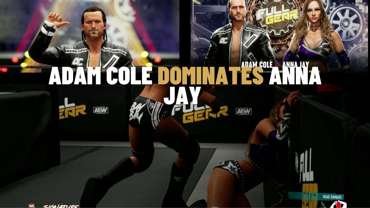 ADAM COLE DOMINATES ANNA JAY AEW FIGHT FOREVER RYONA