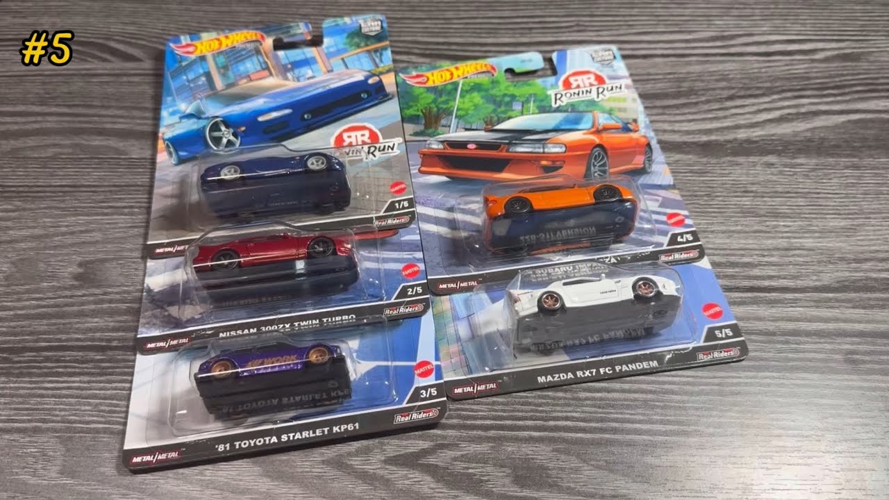 Распаковка и обзор полного сета Hot Wheels Ronin Run. Приятного просмотра!
