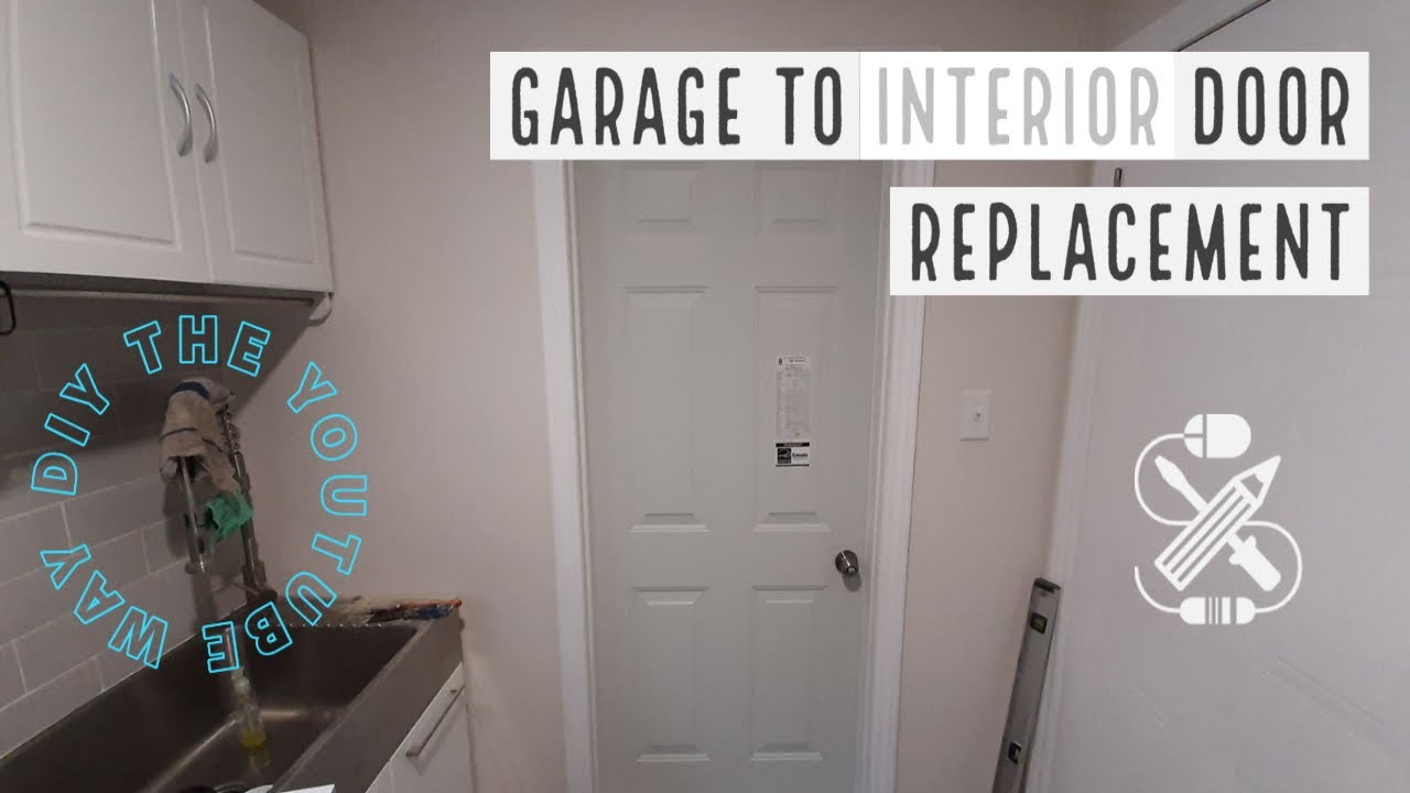 Замена гаражной двери на межкомнатную
