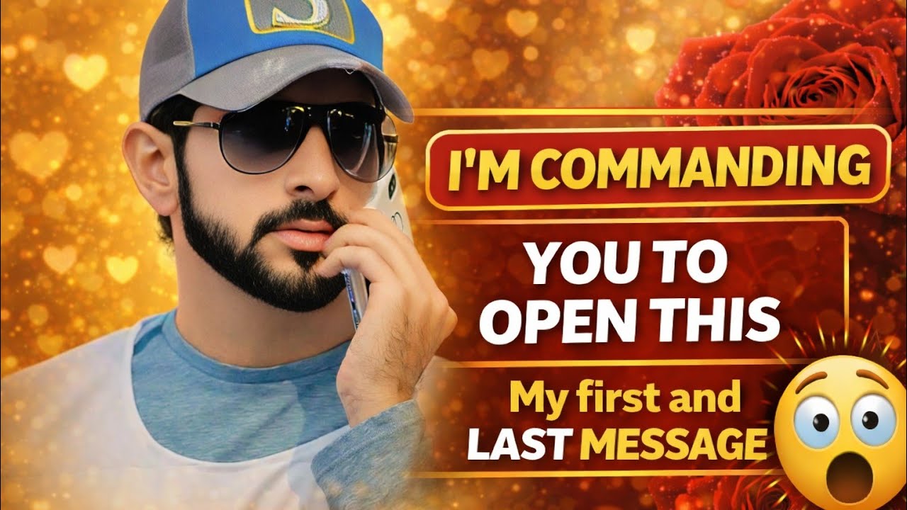 I AM COMMANDING YOU TO OPEN THIS MY LAST MESSAGGE