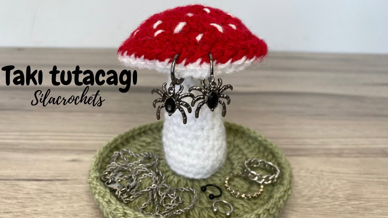 Mantar takı tutacağı 🍄🤍