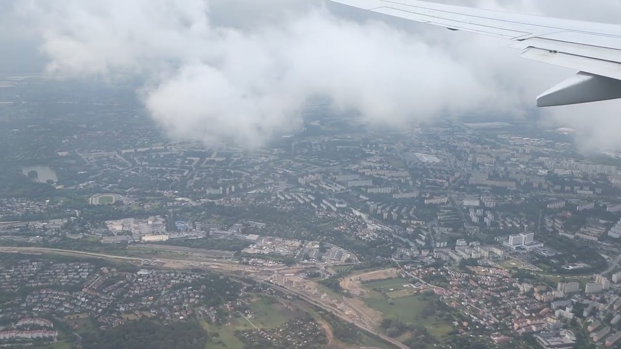 Lądowanie samolotu Kraków Balice
