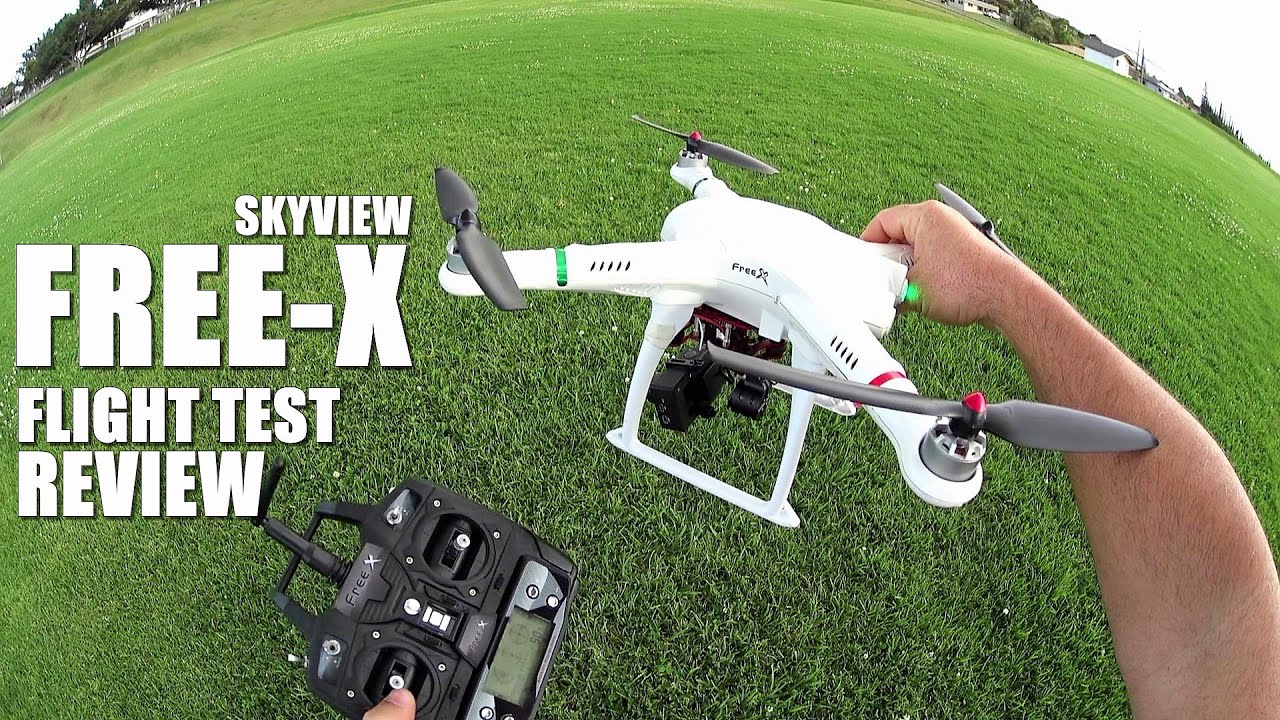 FREE-X SKYVIEW MCFX GPS QuadCopter Drone Review - Part 2 - [Flight Test]