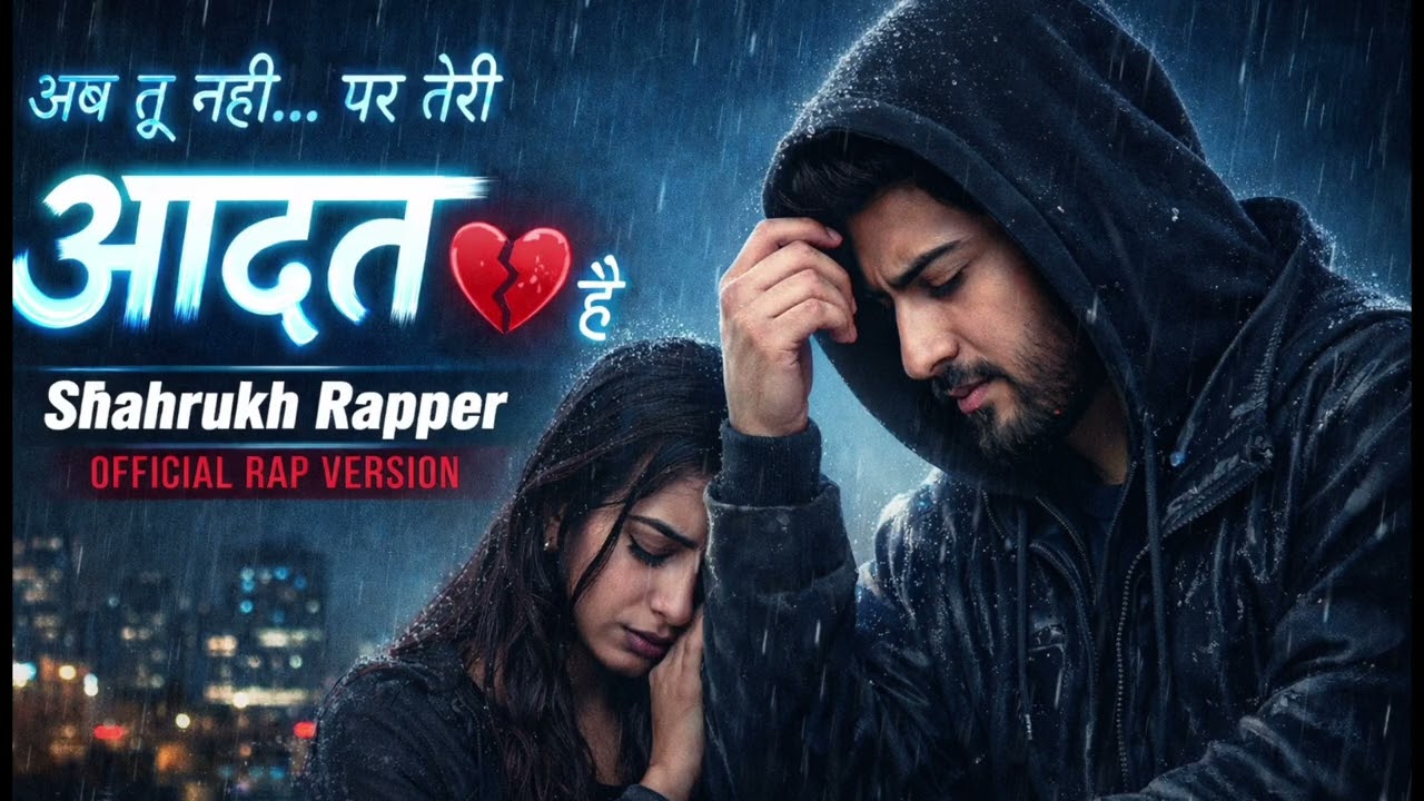 🔥 Shahrukh Rapper – “आदत” (Official Rap Version) 🔥(Emotional Sad Love Rap – Full Structure with  