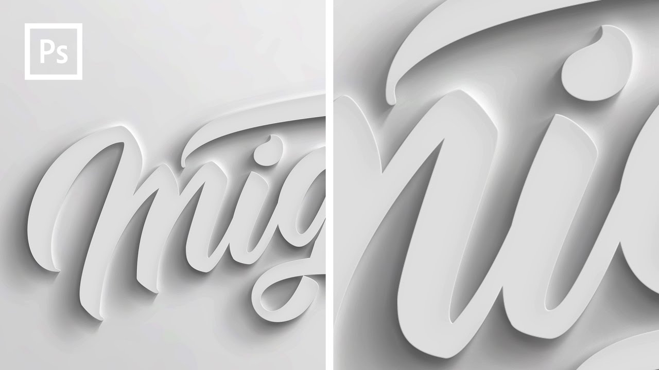 Уроки по Photoshop — Как создать 3D-текст