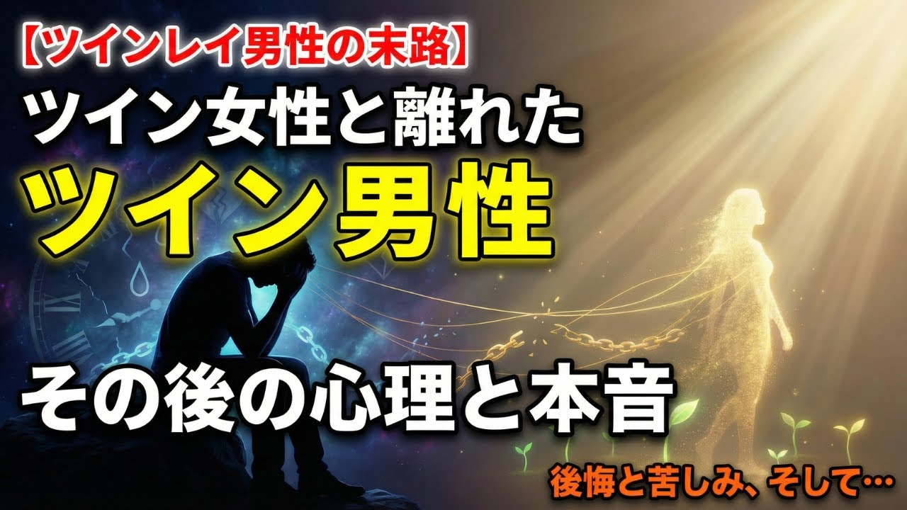 【彼の本音】ツインレイ女性を手放した男性のその後｜誰も語らない