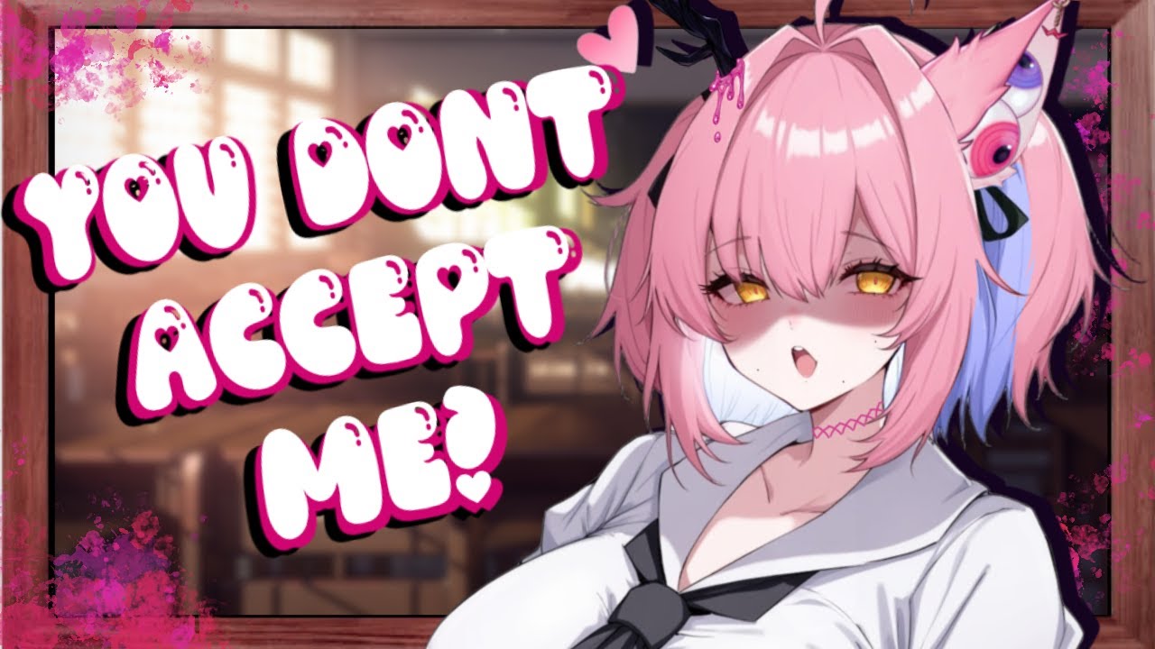 Одноклассница-яндере признается тебе и делает тебя своим【3DIO ASMR】