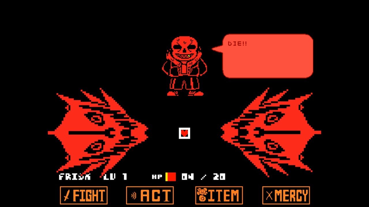 Unitale/CYF Underfell sans戦(Undertale fangame)
