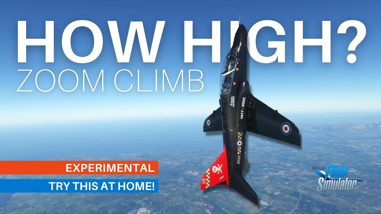 Place your bets! How high do I get in the Hawk T1 by Just Flight (MSFS)