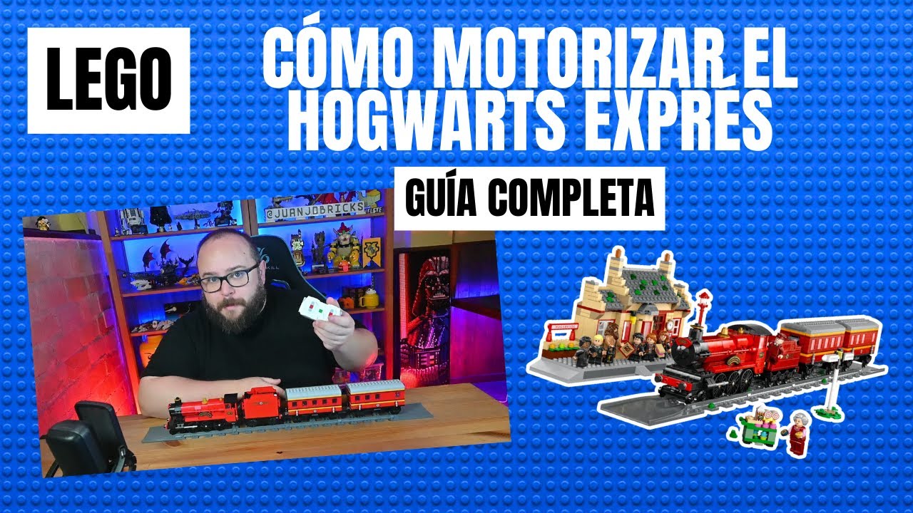 LEGO Cómo motorizar el Hogwarts Express | Motorizar TREN de LEGO