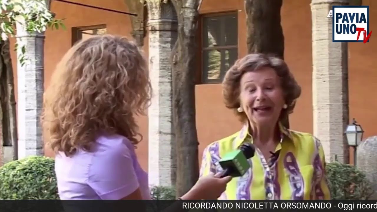 L'ESTATE DI PAVIA UNO TV: RICORDANDO NICOLETTA ORSOMANDO