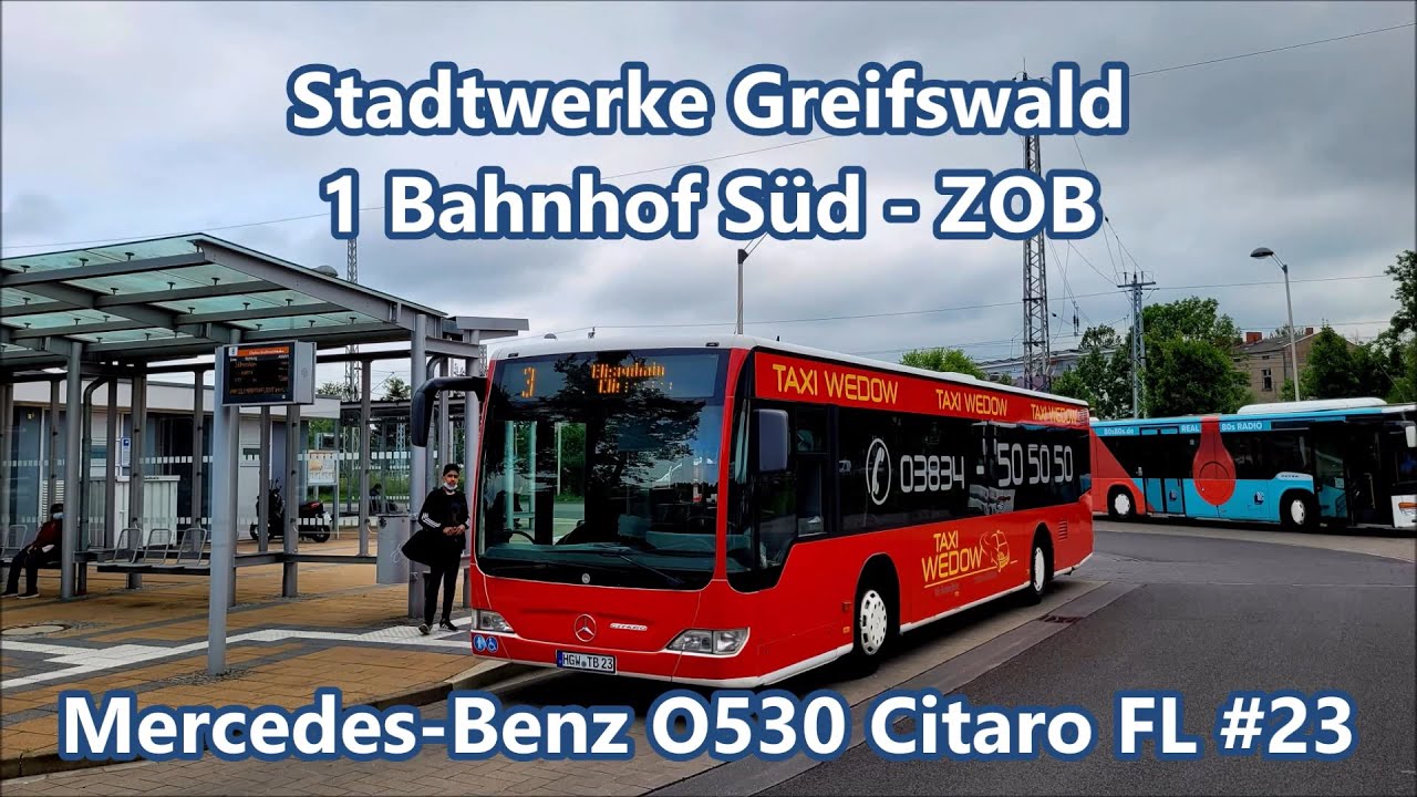 Taxi Wedow - Mercedes-Benz O530 Citaro FL #HGW-TB 23, Linie 1